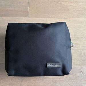 Salvatore Ferragamo Black Toiletry Bag